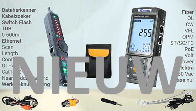 ATX2 Merconet TCP/IP Netwerk Fiber tester